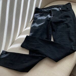 7 For All Mankind Dark Wash Skinny Jeans